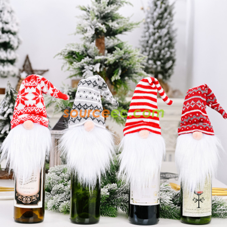 Customization Santa Hat For Bottles Promotional Products