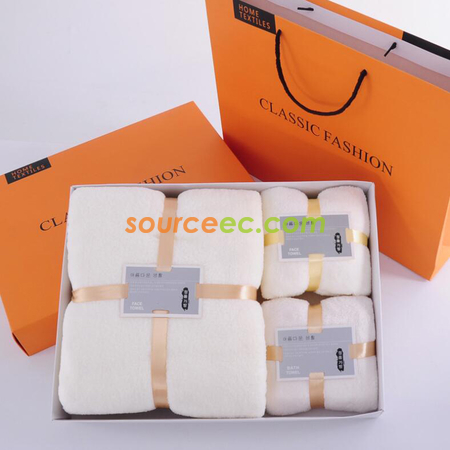 Customization Coral Velvet Towel Gift Box Promotional Products