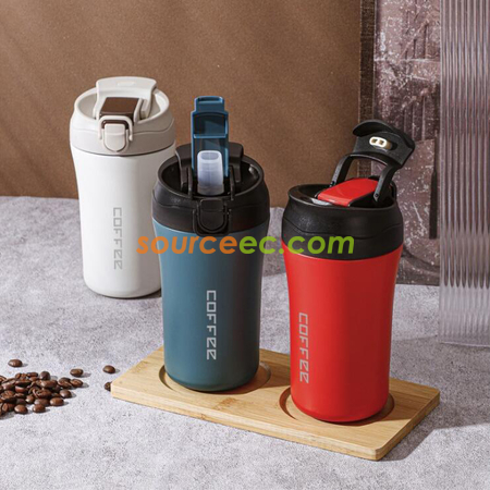Customization Double Mouth Insulated Coffee Cup Promotional Products