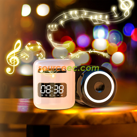 Customization Bluetooth Speaker  With Clock Promotional Products