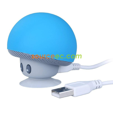 Customization Bluetooth Mushroom Suction Cup Small Speaker Promotional Products