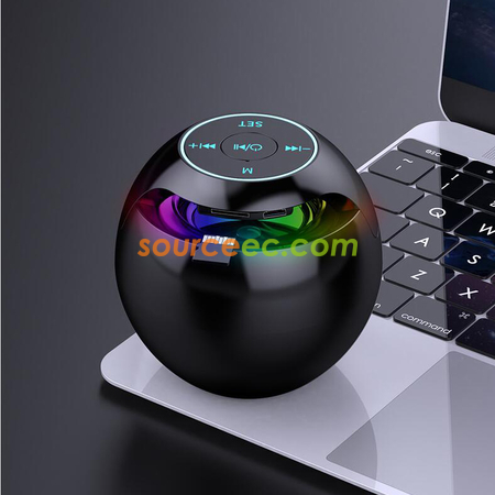 Customization Round Colorful Clock Bluetooth Speaker Promotional Products