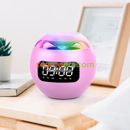 Customization Round Colorful Clock Bluetooth Speaker Promotional Products