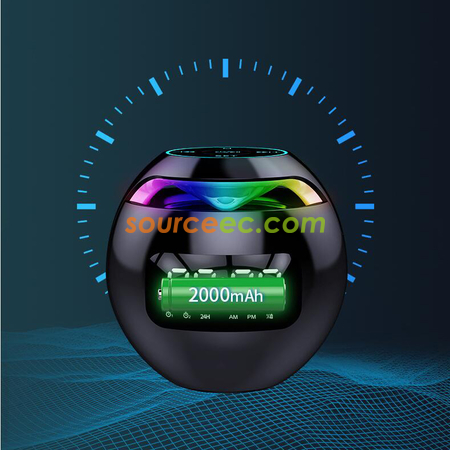 Customization Round Colorful Clock Bluetooth Speaker Promotional Products