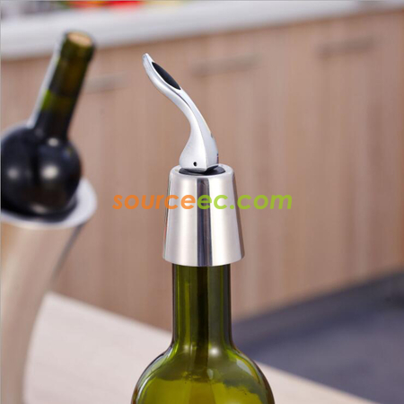 Customization Stainless Steel Red Wine Stopper Promotional Products