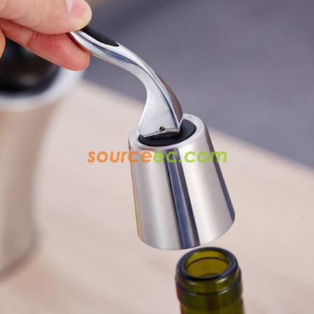 Customization Stainless Steel Red Wine Stopper Promotional Products