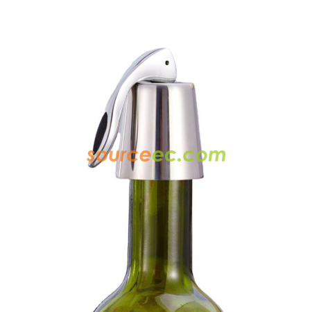 Customization Stainless Steel Red Wine Stopper Promotional Products