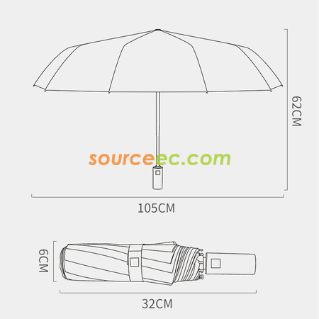 Customization Three-folding Umbrella Promotional Products