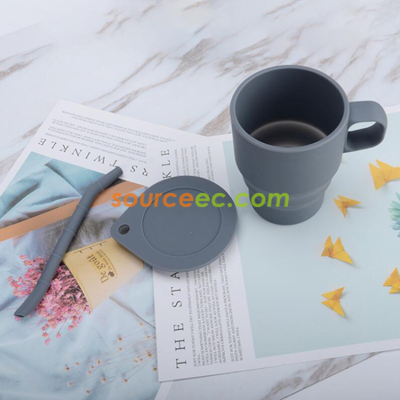 Customization 300MLAnti-fall folding silicone cup Promotional Products