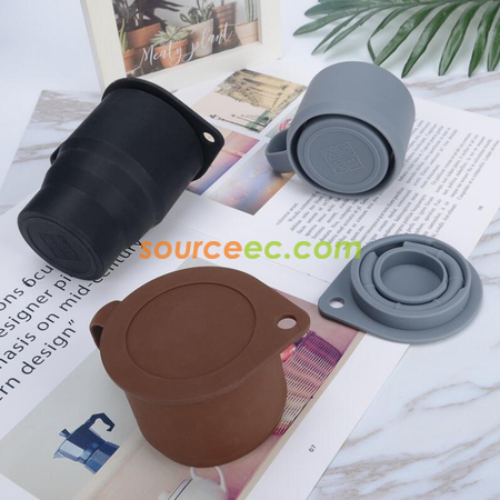 Customization 300MLAnti-fall folding silicone cup Promotional Products