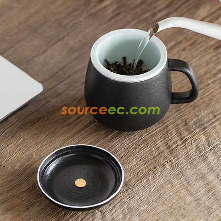 Customization Ceramic Cup With Infuser Promotional Products