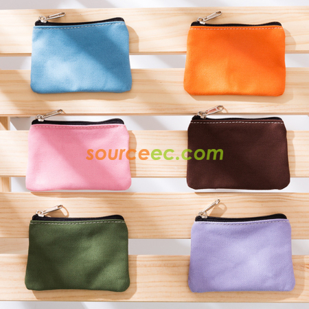 Customization Canvas Coin Purse Promotional Products