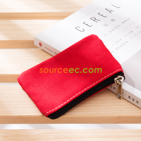 Customization Canvas Coin Purse Promotional Products
