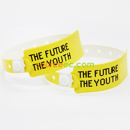 Customization Vince Vinyl Wrist Band Promotional Products