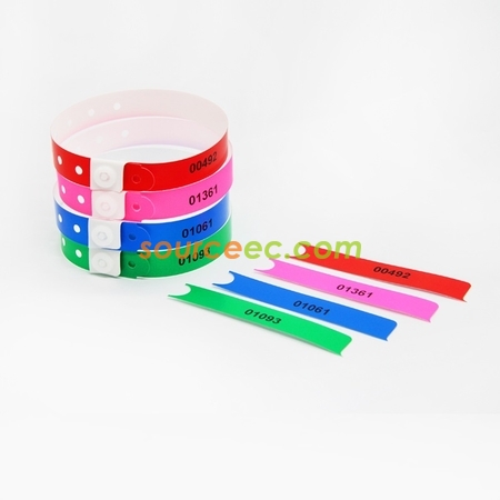 Customization Code Plastic Wrist Band 16mm Promotional Products