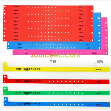 Customization Code Plastic Wrist Band 16mm Promotional Products