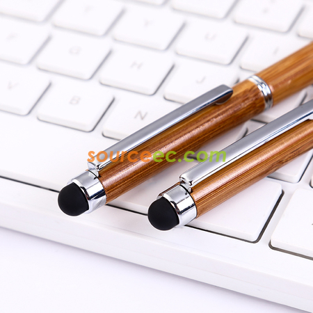 Customization Touch Screen Bamboo Ballpoint Pen Promotional Products