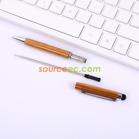 Customization Touch Screen Bamboo Ballpoint Pen Promotional Products