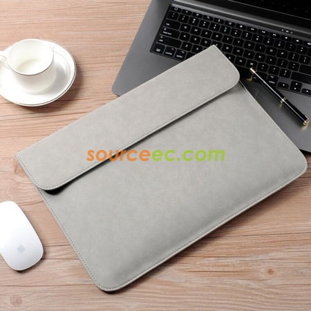 Customization Frosted Ultra-Thin Faux Leather Laptop Bag Promotional Products