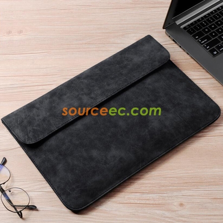 Customization Frosted Ultra-Thin Faux Leather Laptop Bag Promotional Products