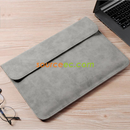 Customization Frosted Ultra-Thin Faux Leather Laptop Bag Promotional Products