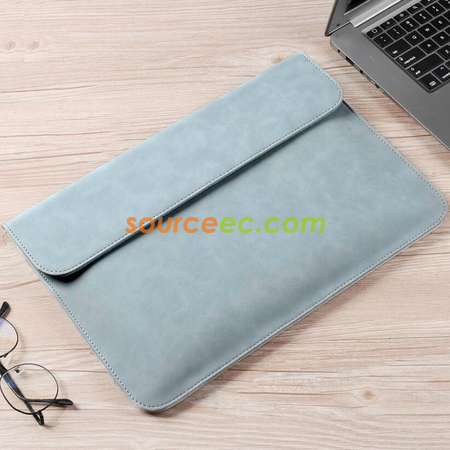 Customization Frosted Ultra-Thin Faux Leather Laptop Bag Promotional Products