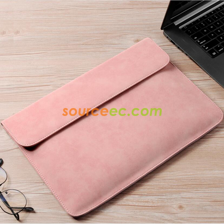 Customization Frosted Ultra-Thin Faux Leather Laptop Bag Promotional Products
