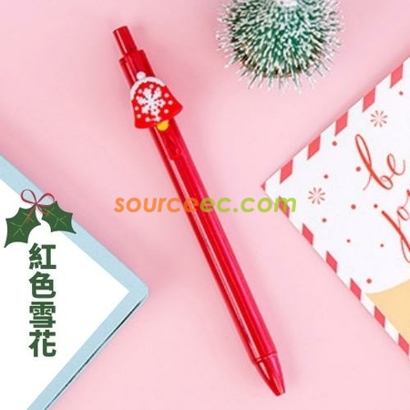 Customization Christmas Press Advertising Pen Promotional Products