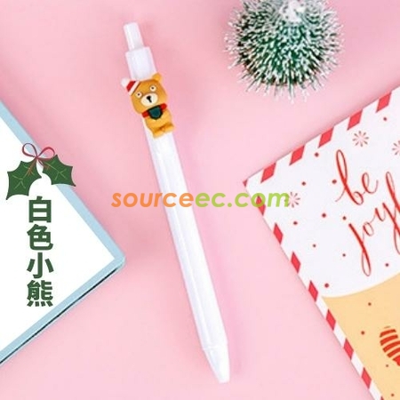 Customization Christmas Press Advertising Pen Promotional Products
