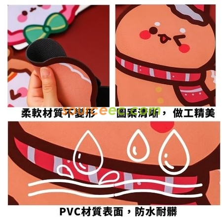 Customization Cartoon Christmas Mouse Pad Promotional Products