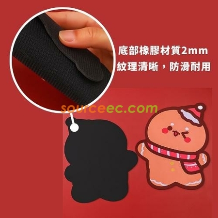 Customization Cartoon Christmas Mouse Pad Promotional Products