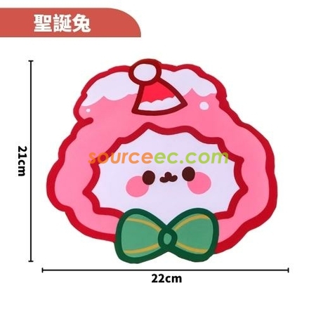Customization Cartoon Christmas Mouse Pad Promotional Products