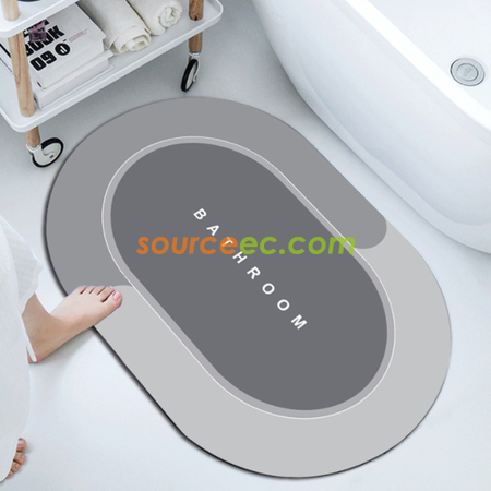 Customization Diatomaceous Earth Absorbent Fast Drying Bath Mat Promotional Products