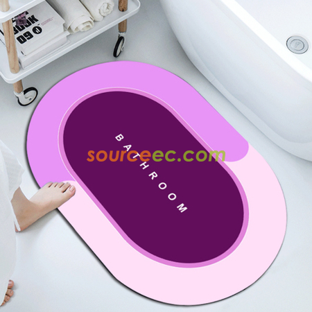 Customization Diatomaceous Earth Absorbent Fast Drying Bath Mat Promotional Products