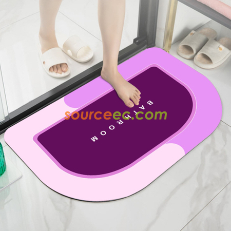 Customization Diatomaceous Earth Absorbent Fast Drying Bath Mat Promotional Products