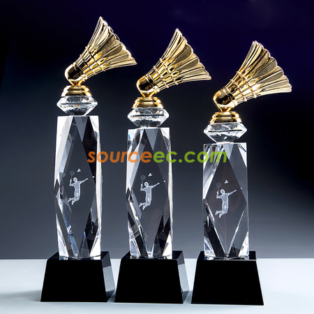 Customization Badminton Crystal Seat Promotional Products