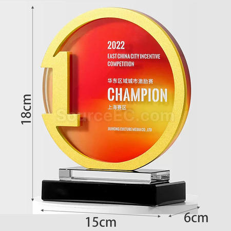 Customization Metal Crystal Trophy Promotional Products