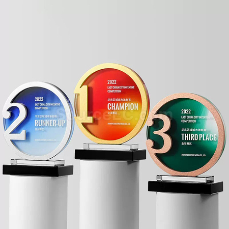 Customization Metal Crystal Trophy Promotional Products