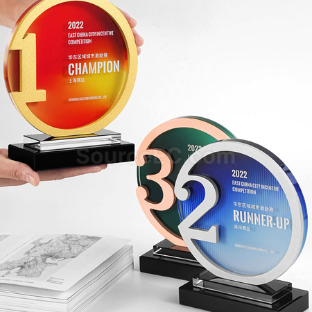 Customization Metal Crystal Trophy Promotional Products