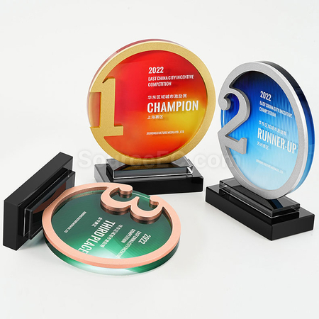 Customization Metal Crystal Trophy Promotional Products