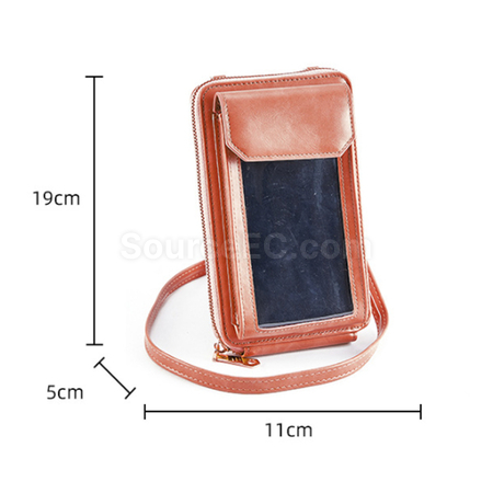 Customization PU Wallet With Touch Phone Bag Promotional Products