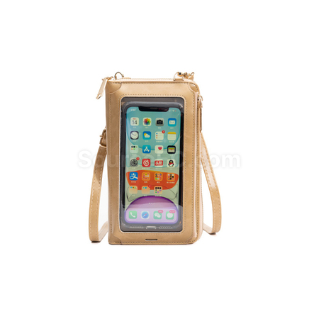 Customization PU Wallet With Touch Phone Bag Promotional Products