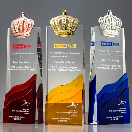 Customization Crystal Trophy Promotional Products