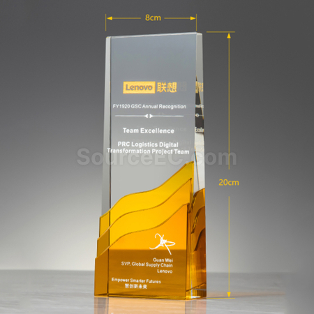 Customization Crystal Trophy Promotional Products