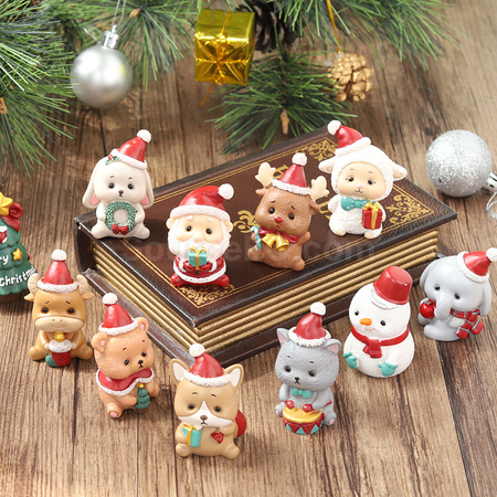 Customization Mini Christmas Resin Ornaments Promotional Products