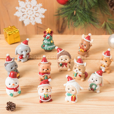 Customization Mini Christmas Resin Ornaments Promotional Products