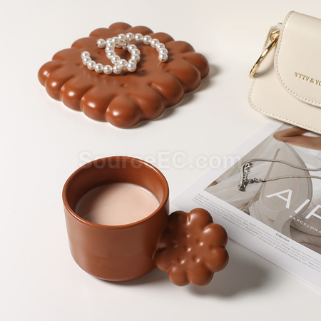 Customization Creative Biscuit Coffee Cup Promotional Products