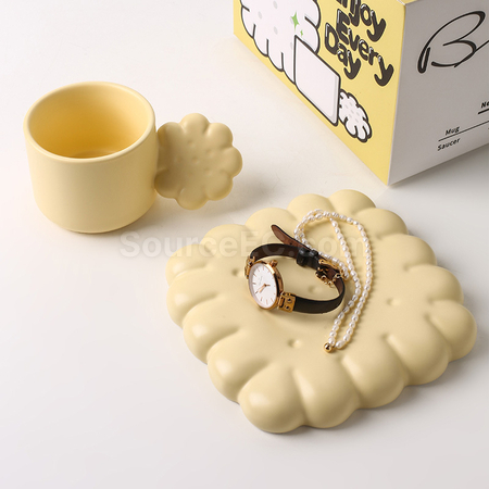 Customization Creative Biscuit Coffee Cup Promotional Products