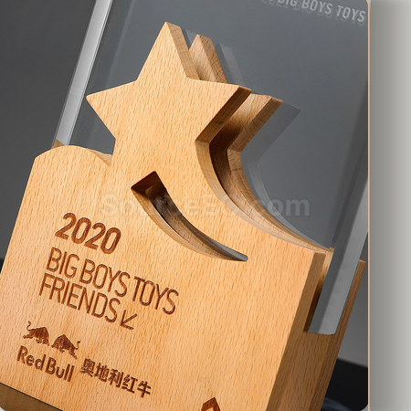 Customization Lucky Star Crystal Promotional Products