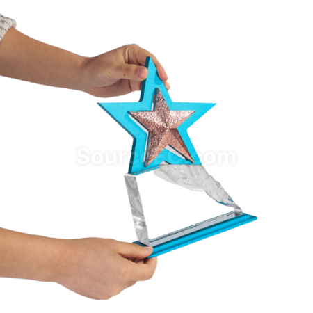 Customization Pentagram Metal Crystal Seat Promotional Products